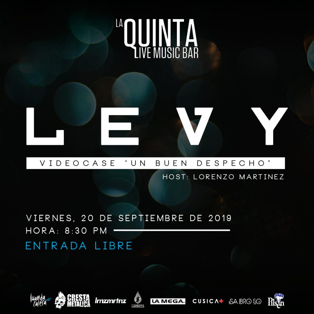 Levy y La Quinta Bar se unen en el videocase de ‘Un Buen Buen Despecho’. Cusica Plus.