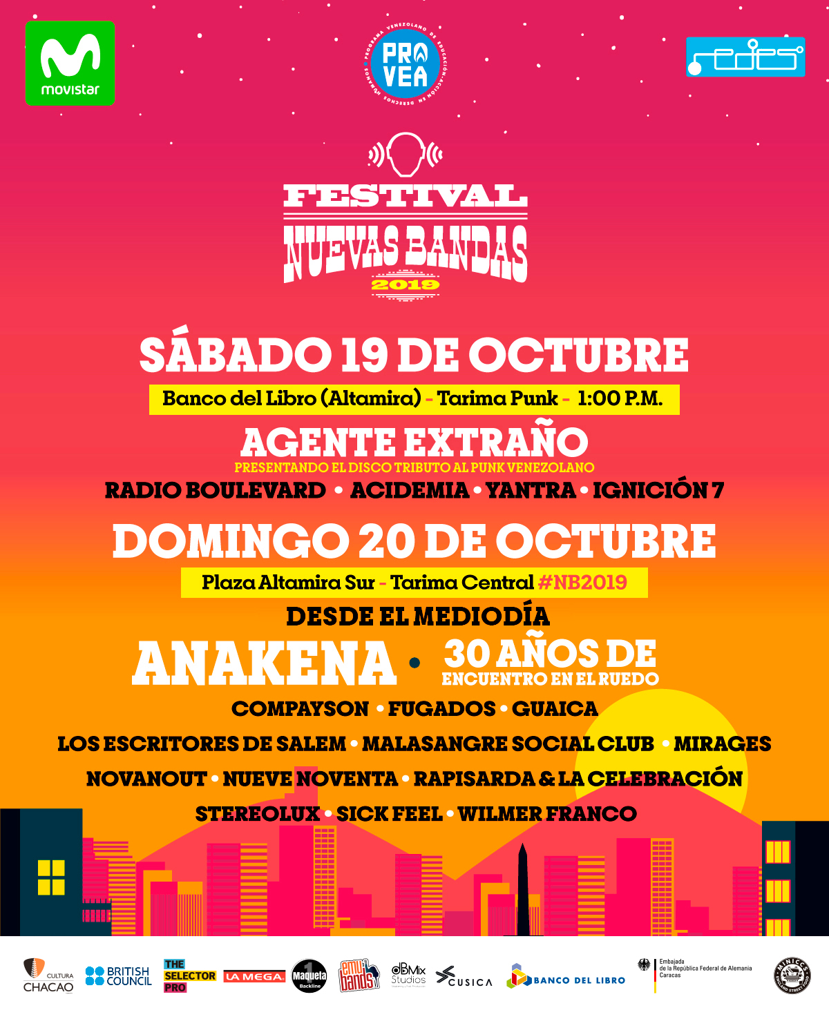 Anuncian fechas y actividades del Festival Nuevas Bandas 2019