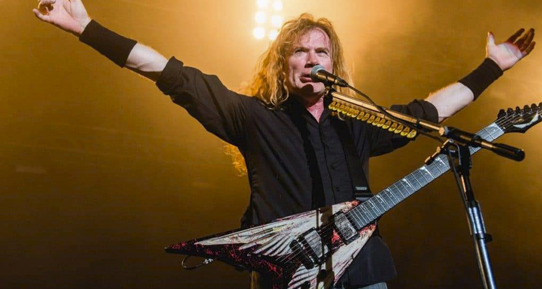Dave Mustaine de Megadeth, confirma que ya está libre de cáncer. Cusica Plus.