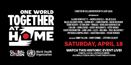 Billie Eilish, Paul McCartney, Lizzo y más, se presentarán en el Global Citizen Livestream. Cusica Plus.