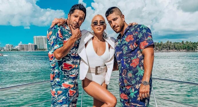 Cali y El Dandee cantan en el mar ‘Nada’ con Danna Paola