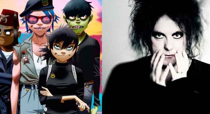 Gorillaz confirma colaboración con Robert Smith