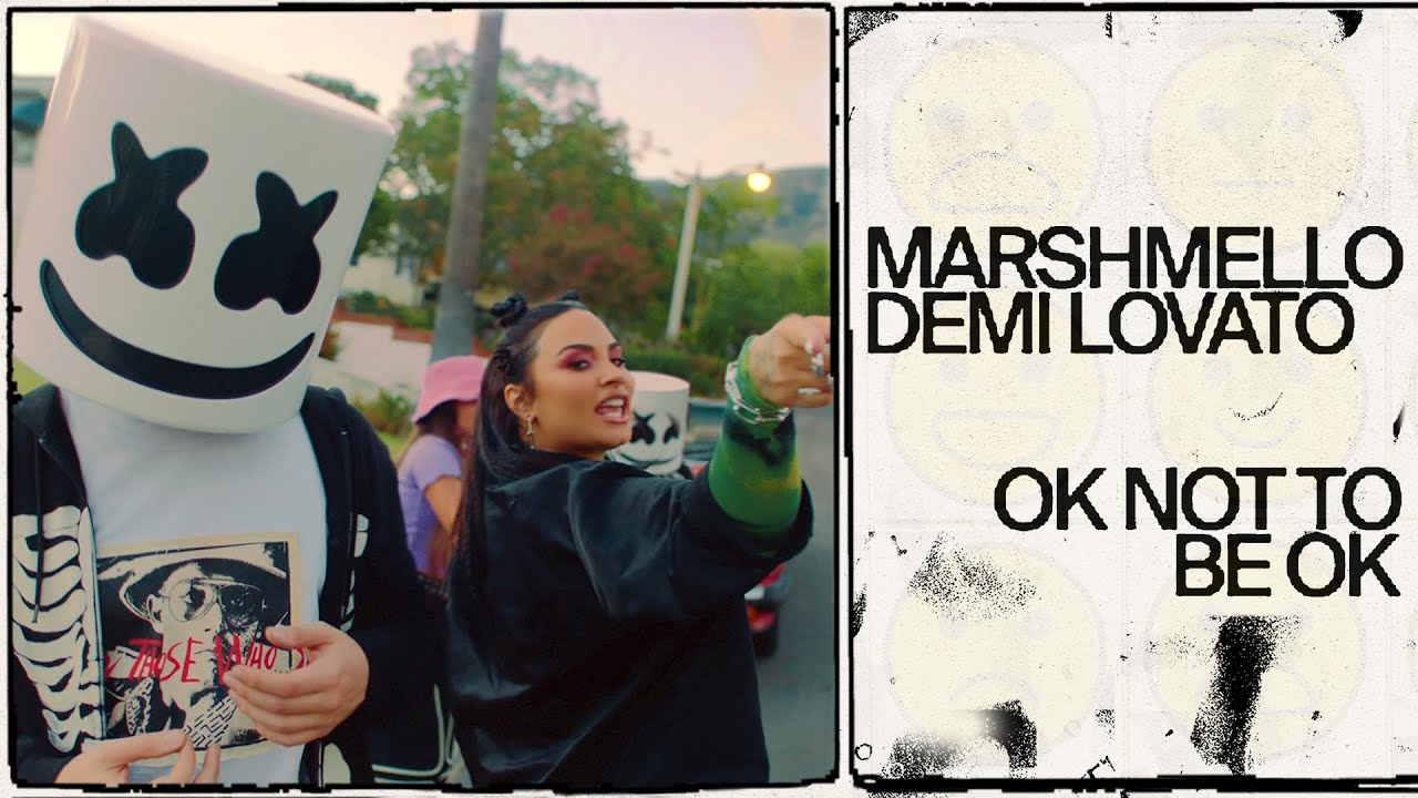 Marshmello y Demi Lovato combaten el suicidio en su nuevo tema ‘Ok Not Be Ok’. Cusica Plus.