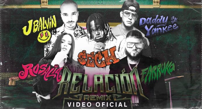 Rosalía, J Balvin y Daddy Yankee, se unen para el remix de ‘Relación’ de Sech