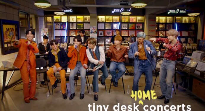 BTS presentó su Tiny Desk desde casa