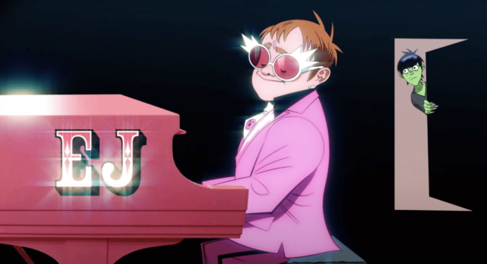 Escucha ‘The Pink Phantom’: Lo nuevo de Gorillaz junto a Elton John y 6LACK
