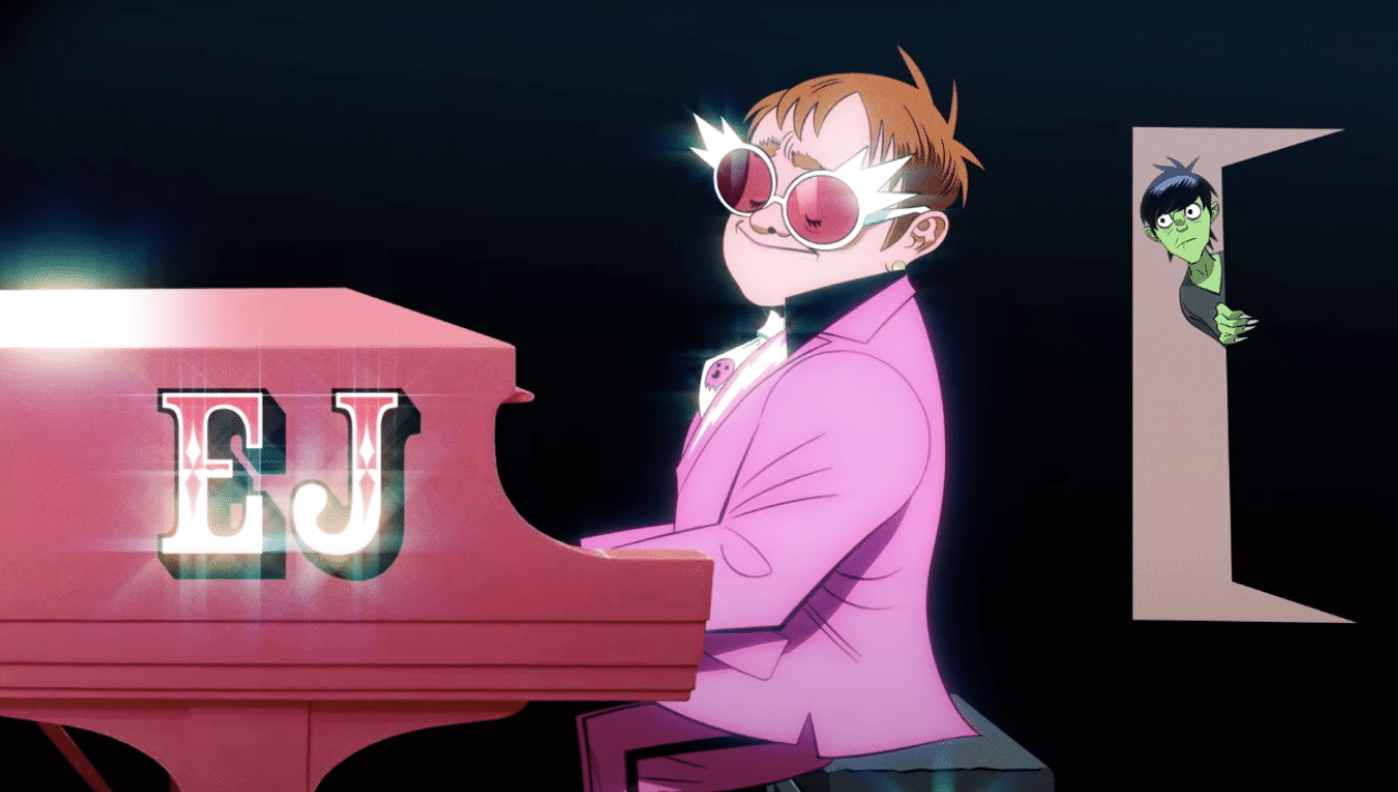 Escucha ‘The Pink Phantom’: Lo nuevo de Gorillaz junto a Elton John y 6LACK