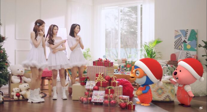 Oh My Girl Banhana se une con Pororo y Loopy para ‘Snow Ball’