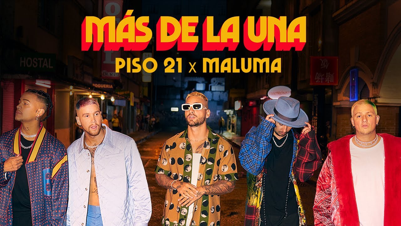 Piso 21 y Maluma se unen para ‘Más De La Una’