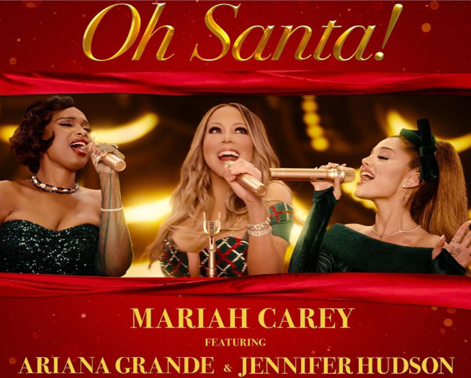 Ariana Grande y Jennifer Hudson son las invitadas de Mariah Carey para presentar ‘Oh Santa!’