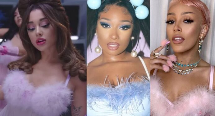 Doja Cat y Megan Thee Stallion se unen a Ariana Grande para remix de ’34+35′