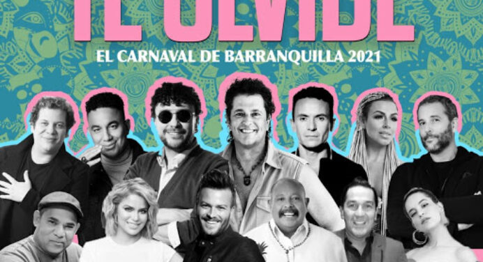 Carlos Vives, Fonseca, Andrés Cepeda y más cantan ‘Te Olvidé’ para el Carnaval de Barranquilla