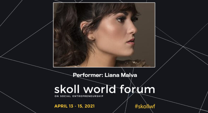 Liana Malva se presentó con la orquesta de Creando Pilares en el Skoll World Forum
