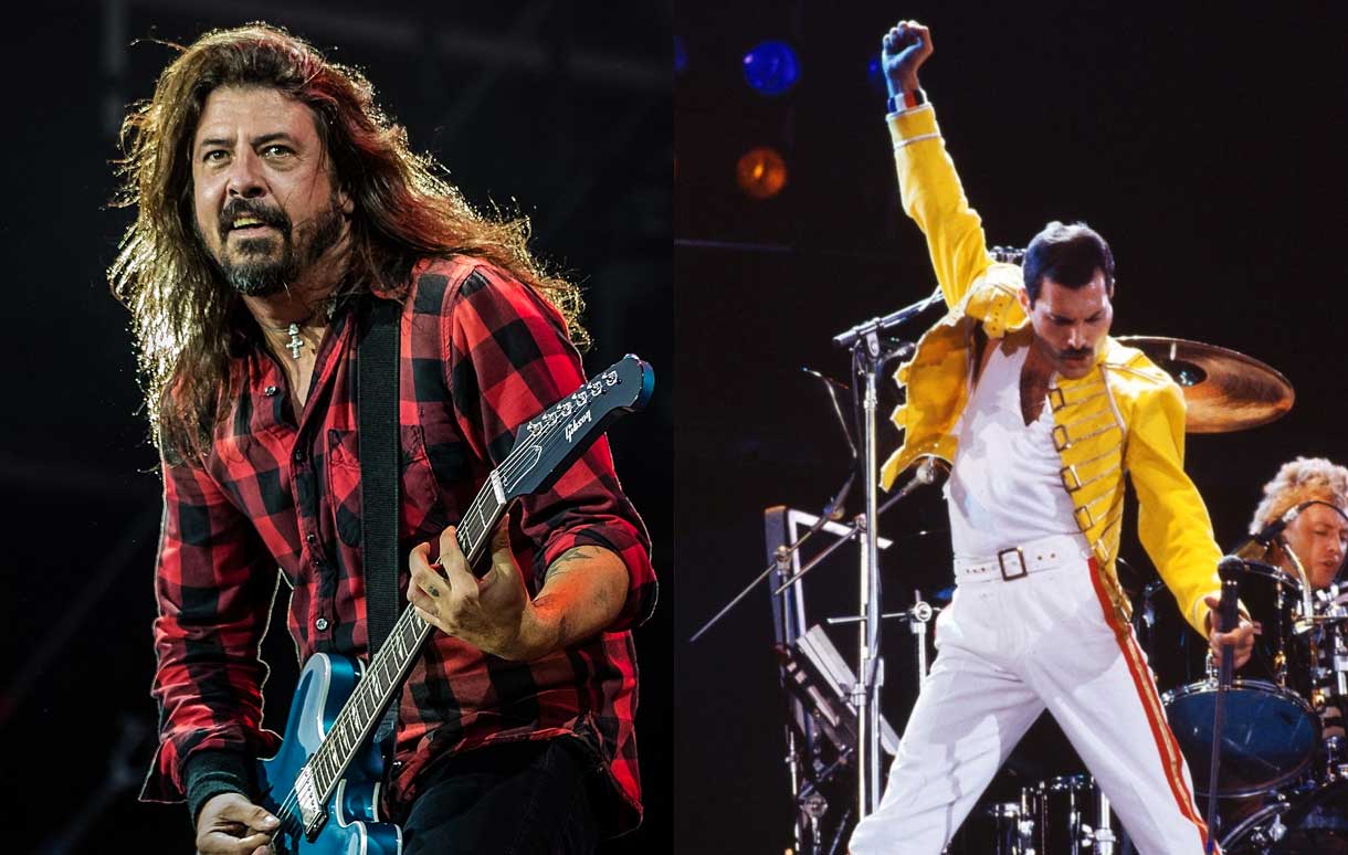 Foo Fighters le hace un tributo a Queen en su primer concierto del año