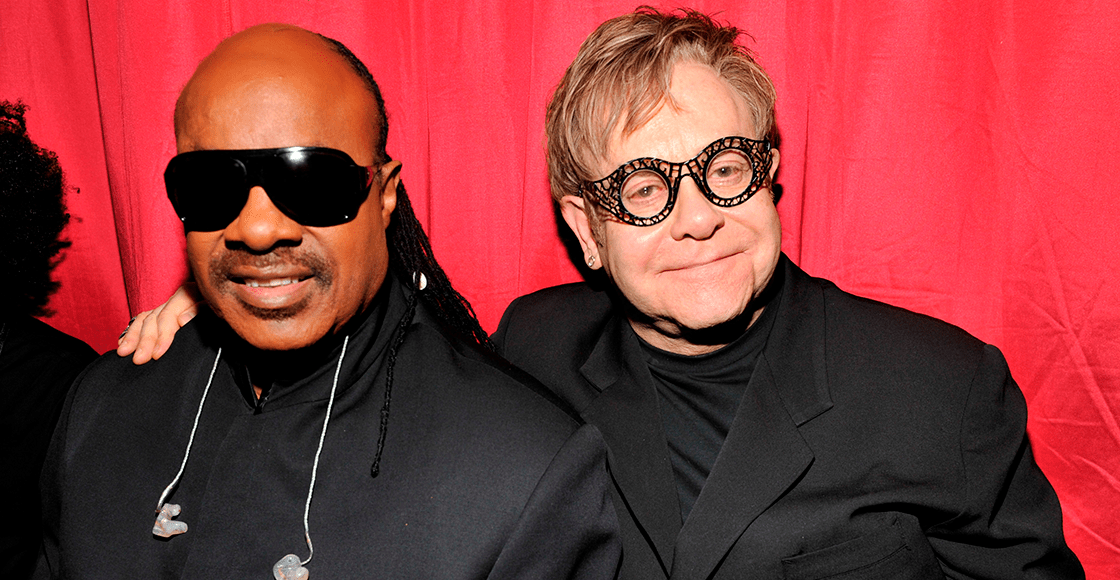 Elton John comparte su colaboración con Stevie Wonder: 'Finish Line' | CusicaPlus