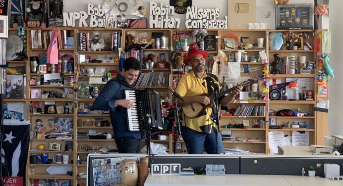 Mira el Tiny Desk de Jorge Glem y Sam Reider