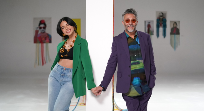 Fito Páez y Ángela Aguilar presentan ‘Brillante Sobre El Mic’