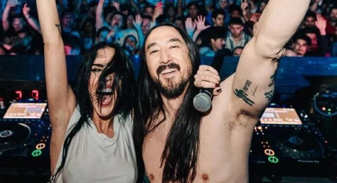 Steve Aoki y Danna Paola anuncian colaboración ‘Paranoia’