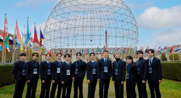 SEVENTEEN toma el podio de la UNESCO