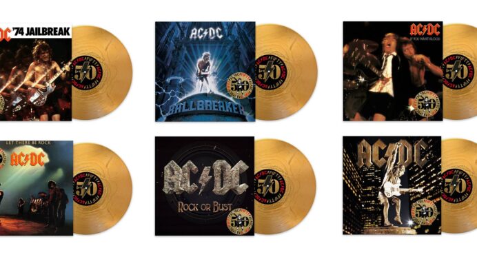 AC/DC lanza nuevas ediciones especiales en vinilo dorado