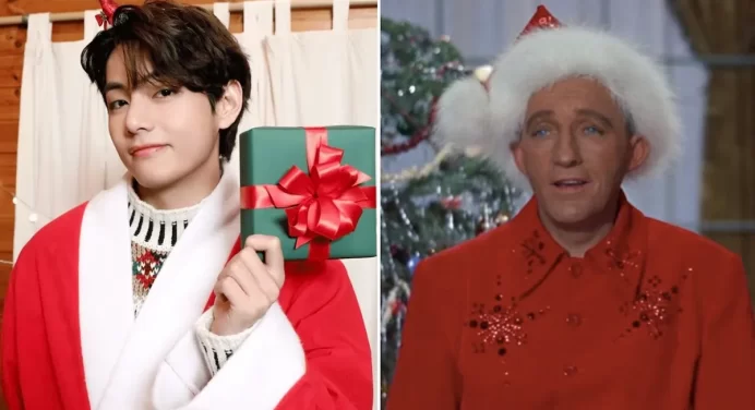 V de BTS presenta su versión de ‘White Christmas’